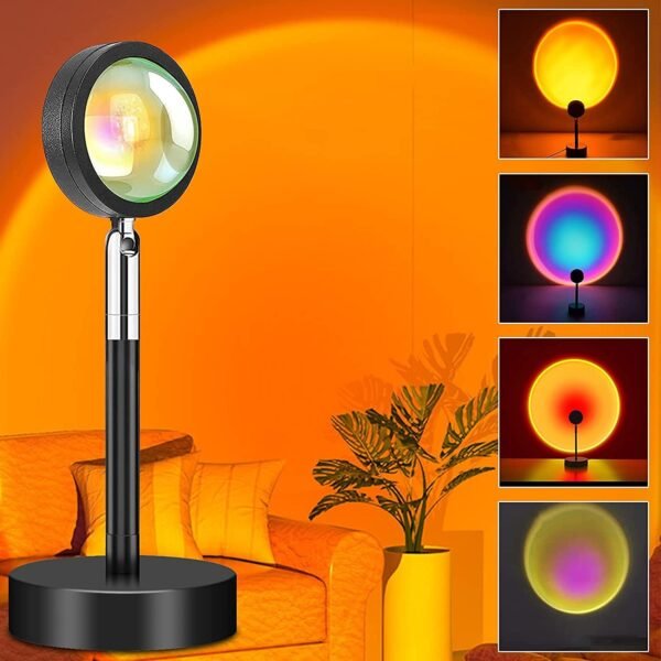 Sunset Lamp Projector Night Light Rainbow Lamp