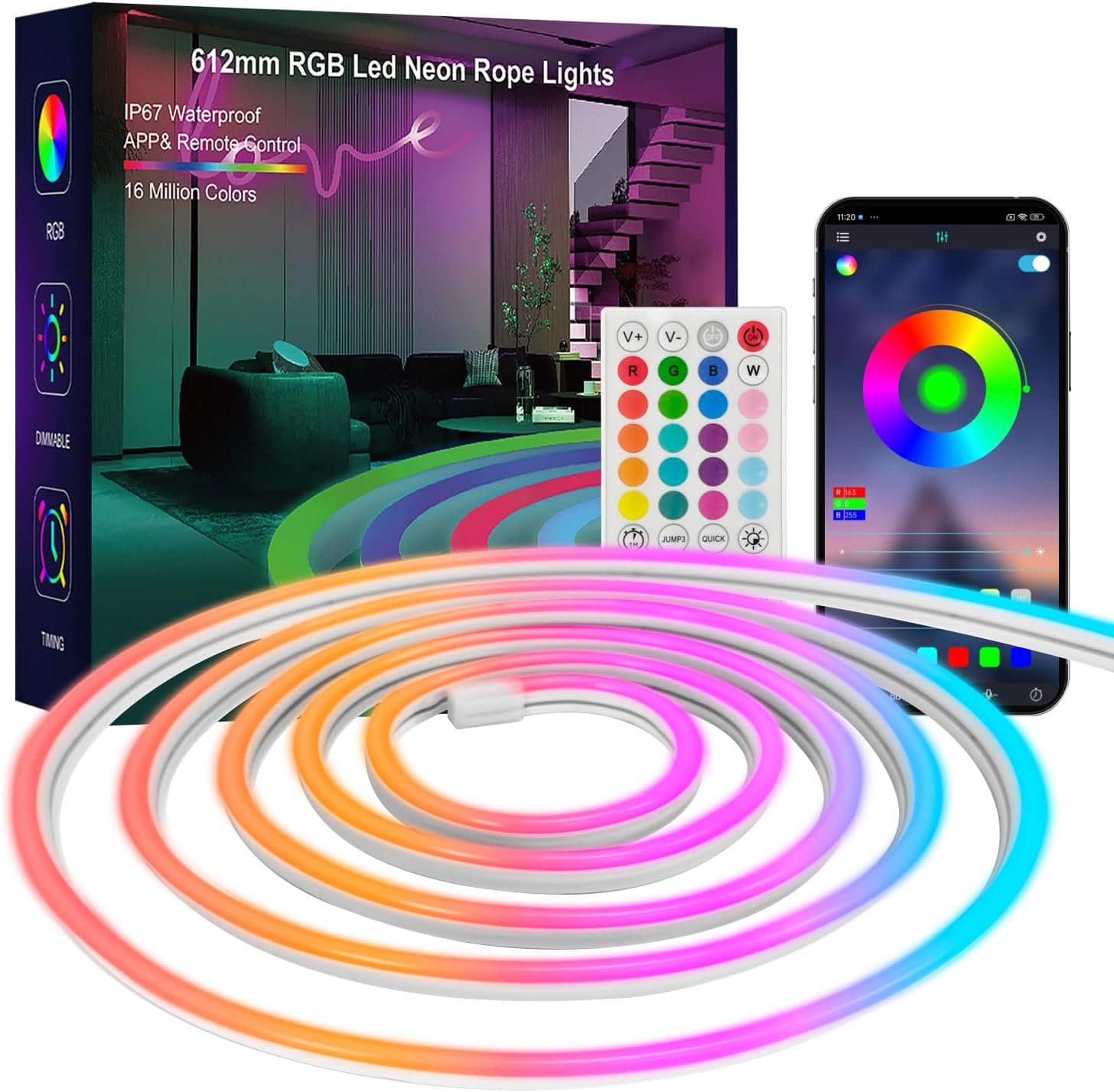Led RGB Neon Strip Light