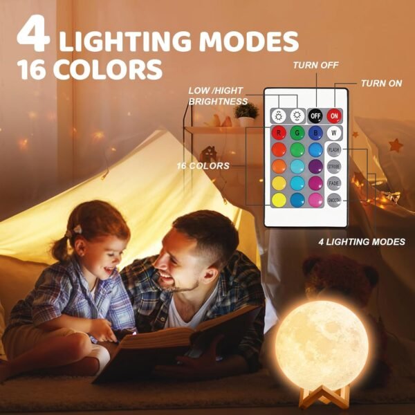 Rechargeable Moon Lamp