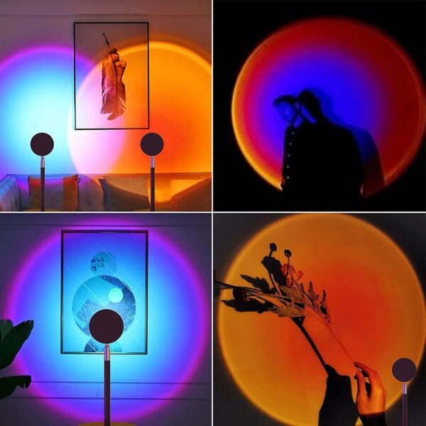 Sunset Lamp Projector Night Light Rainbow Lamp