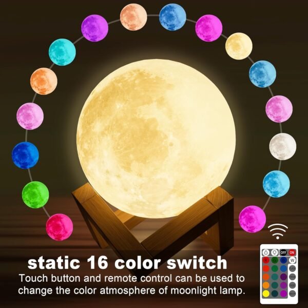 Rechargeable Moon Lamp