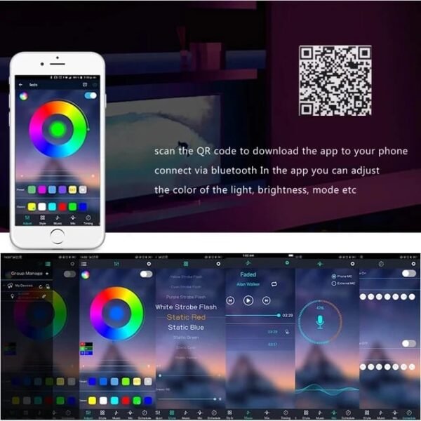 RGB LED LIGHT STRIP app