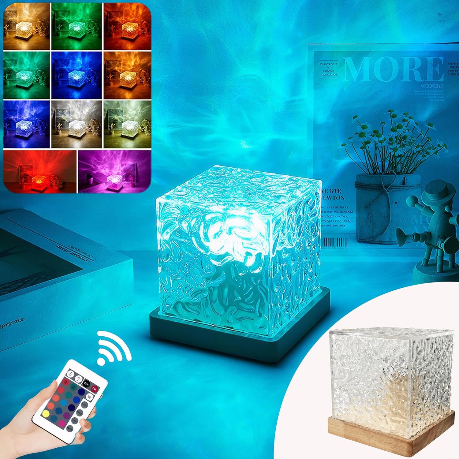 Ocean Wave Lamp | 16 Colors RGB Aurora Northern Lights