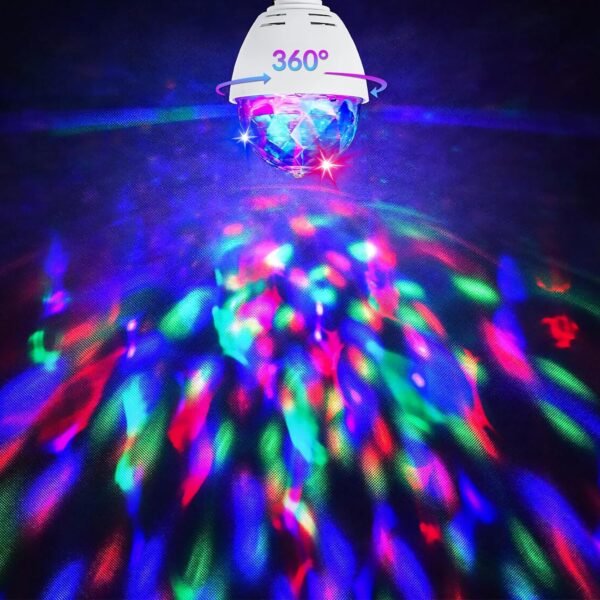 6 Color – 360° Party DJ Lights Colorful Bulb