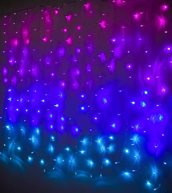 Colorful Fairy Curtain Lights for Indoor - Image 7
