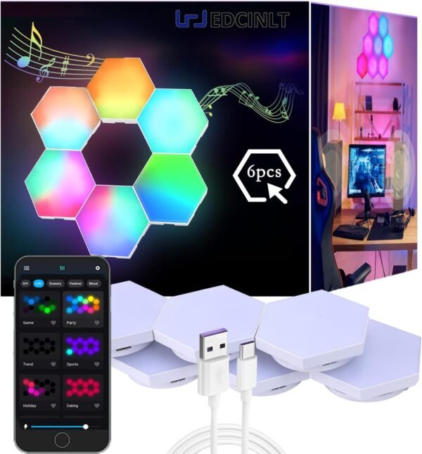 Hexagon Light Panel - 6 Pack - Image 4