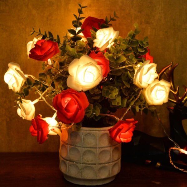 LED String Romantic Rose Flower Lights - Image 3