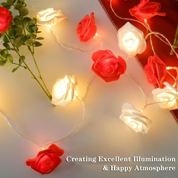 LED String Romantic Rose Flower Lights - Image 2