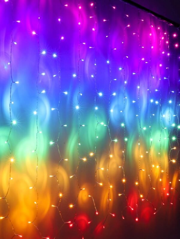 Colorful Fairy Curtain Lights for Indoor
