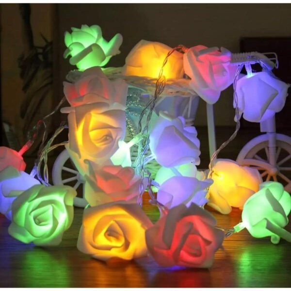 LED String Romantic RGB Rose Flower Lights - Image 2