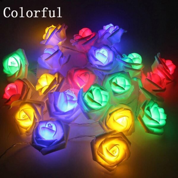 LED String Romantic RGB Rose Flower Lights - Image 6