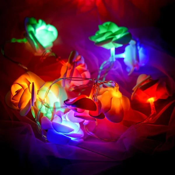 LED String Romantic RGB Rose Flower Lights - Image 3